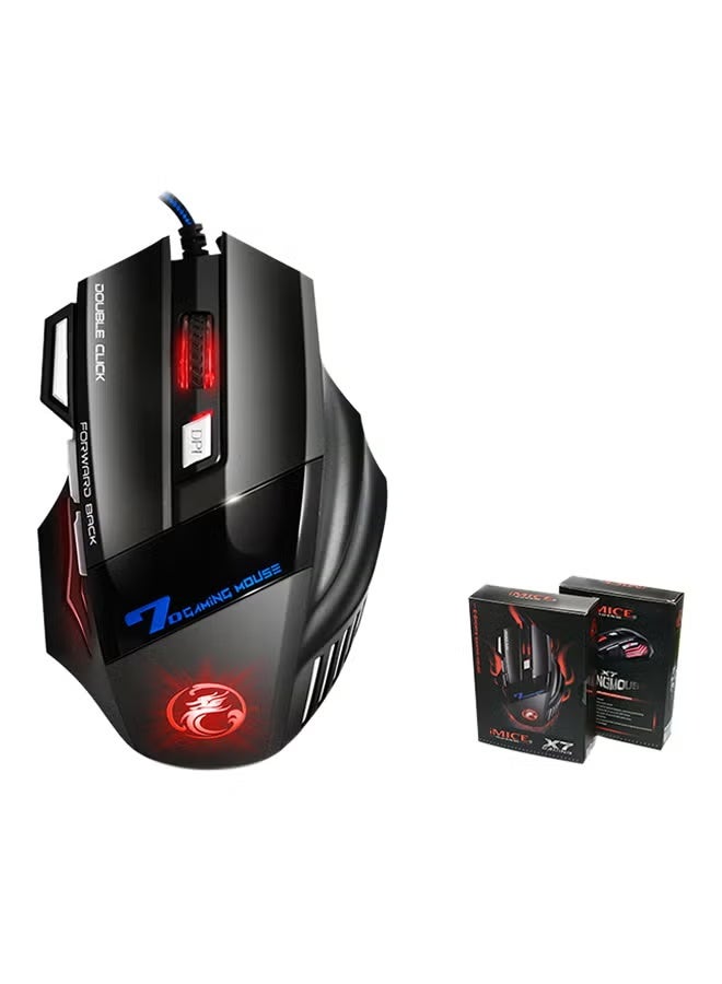 iMice X7 Gaming Mouse Black - Image 1